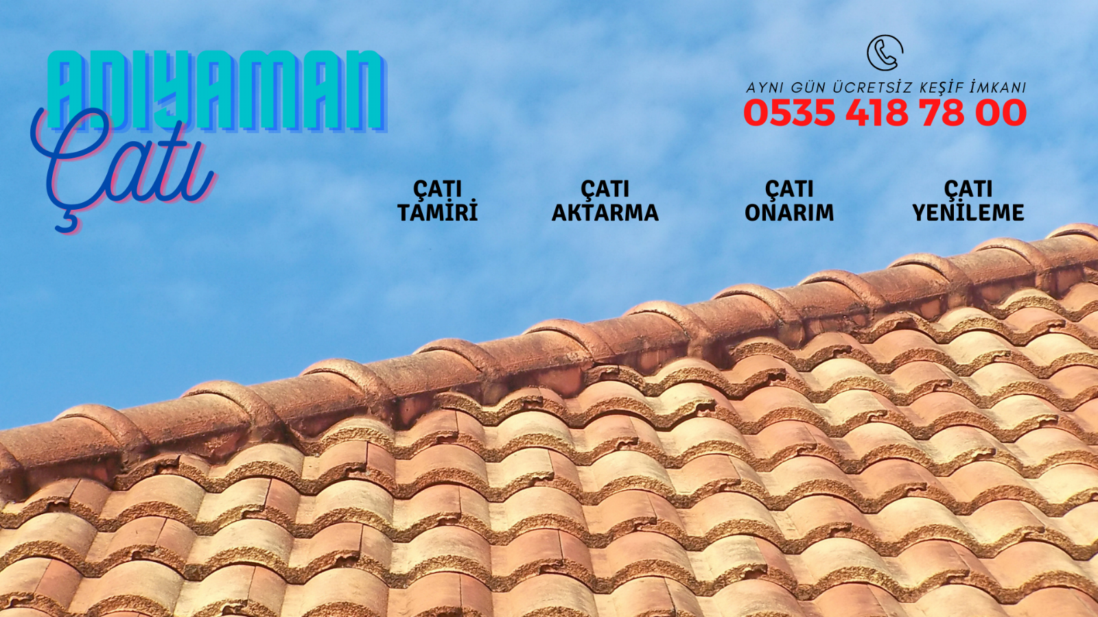 Adıyaman çatı tamir maliyeti